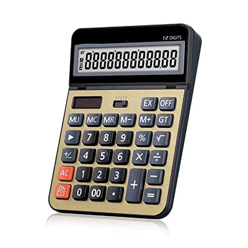 Standard Function Basic Desktop Calculator, Large Display, for Home and Office, Power, Solar and Battery