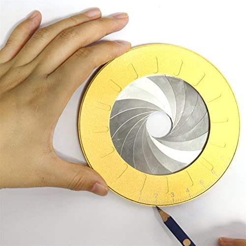 TMMLIJIPL Compass for Geometry Round Stainless Steel Compas Circle Drawing Rule Measuring Tool Geometry Compass Professional Drawing Compas Adjustable Size Compass Drawing Tool