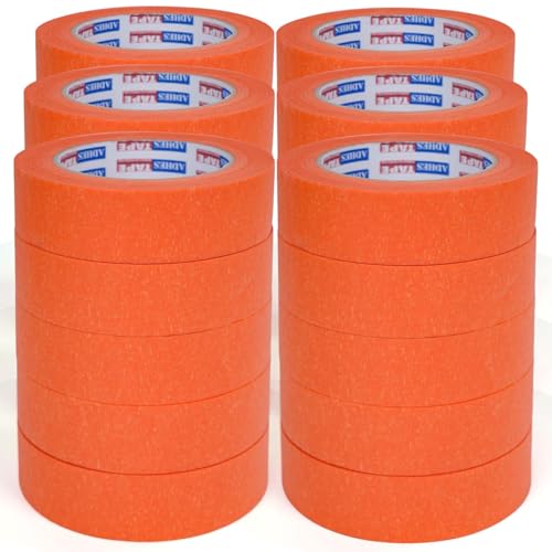 ADHES Orange Masking Tape 1.2in x 55yds x 30rolls
