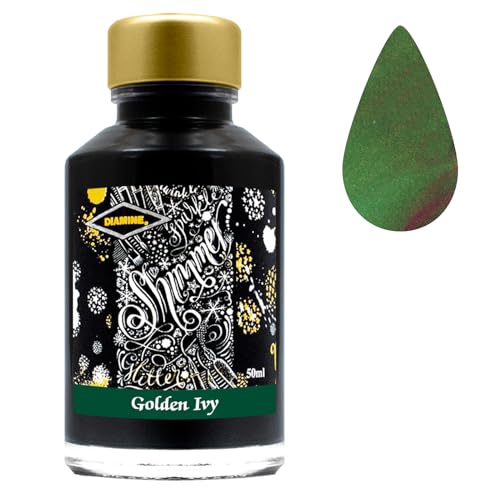 Diamine Ink Set/Collection Bottles 50ml with Sparkly Shimmer/Glitter Ink - Gift for Colleagues, Family & Friends Stationery Lovers! (Winter Collection)