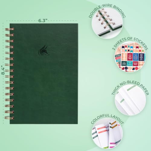 Clever Fox Budget Planner & Monthly Bill Organizer, Medium Dark Green