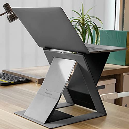 VZDUYHJ Portable Multi-Angle Computer Folding Stand Lightweight Invisible Laptop Adjustment