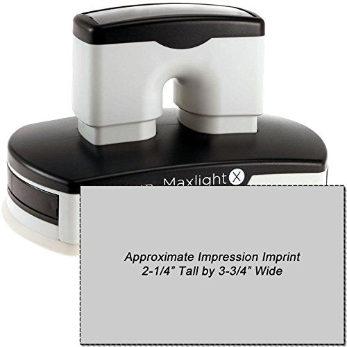 MaxLight X36 Pre-Inked Stamp 2-1/4" x 3-3/4"