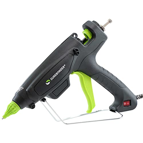 Surebonder PRO2-180 Quick Heating High-Temperature Professional Heavy Duty Hot Glue Gun for Packaging, Construction, Woodworking - Uses Full-Size, 7/16" Hot Glue Sticks