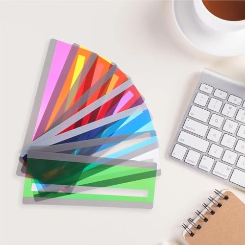 Reading Tracker 40pcs Colorful Reading Guide Strips Sentence Highlight Bookmark Tracking Tools