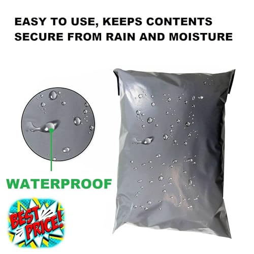 G4GADGET 50 Strong 17" X 24" Polythene Mailing Postal Bags Plastic Material Mailing Or Posting Parecels Bag for Postages Strong Self Seal