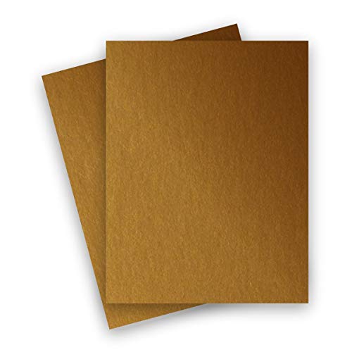 Metallic SD 8.5x11 Cardstock ANTIQUE GOLD 105C (284 gsm) 250 PK
