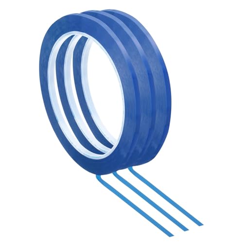 White Board Tape 10roll 66m Whiteboard Tape Art Dry Erase Board Pinstripe Thin for Graphic Chart Grid Drafting Electrical Marking for Office(Blue,10PCS_2.5MM)
