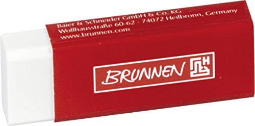 Brunnen 1029969 Eraser (6 x 2 x 1.2 cm) White