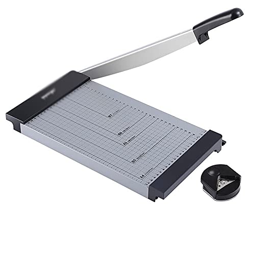 GAZOGJ Paper Cutter Paper Cutter Paper Cutter Photo Paper Cutter Steel Paper Cutter Scrapbook Trimmer Cutting Mat Machine Office School Paper Trimmer