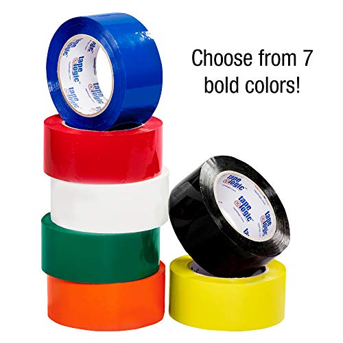 Tape Logic 2 Inch x 110 Yards Orange Packing Tape, 2.2 Mil Thick, Pack of 36 Rolls, For Packaging, Shipping, Moving and Color Coding