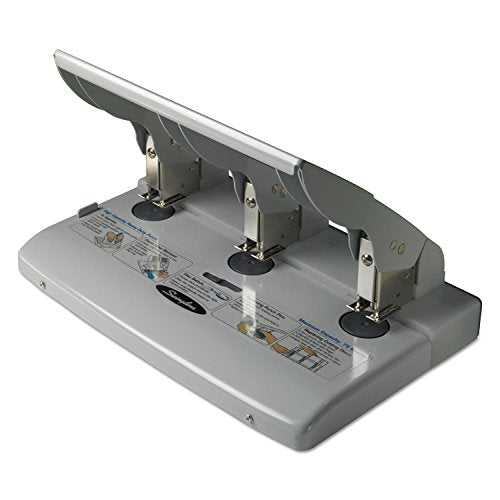 Swingline - SWI74550-75-Sheet Heavy-Duty Three-Hole Adjustable Punch