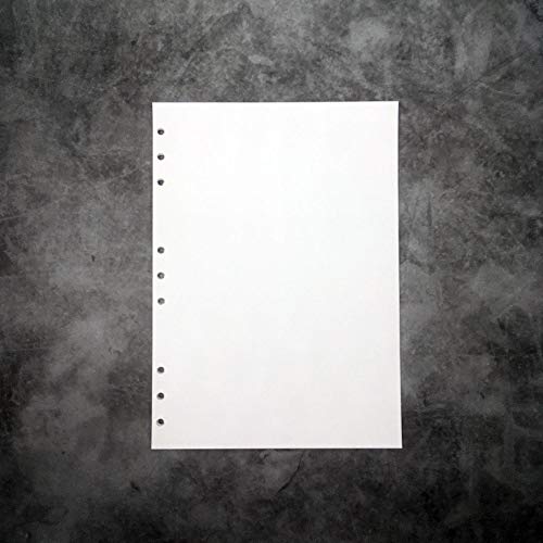Zelten Refills/Loose Leaves for B5 Cover Ring Binder/Personal Organizer/Planner(B5 9 Holes, Cover with Pages and Pouches Set)