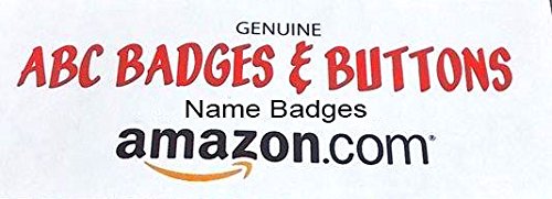 Name Badges with Pin Fasteners UNATTACHED - 100 Pack Kit Includes Crystal Clear Gloss Printable Labels - Silver Plastic Name Badges with 1/8th Rounded Corners 1 X 3 Inch Size