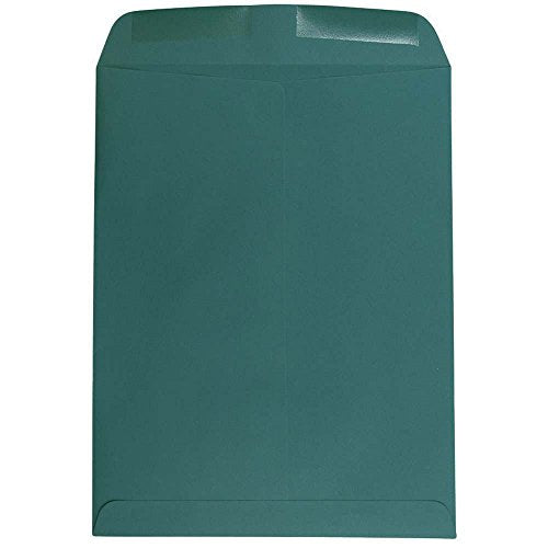 JAM PAPER 10 x 13 Open End Catalog Premium Envelopes - Teal - Bulk 250/Box