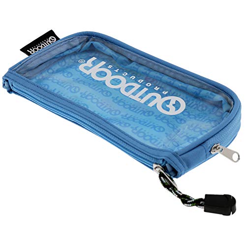 Sun-Star Stationery Outdoor Clear Flat Pen Case, Logo S1422286