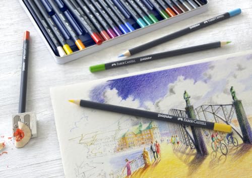 Goldfaber Colour Pencil in Metal Tin (Pack of 24)