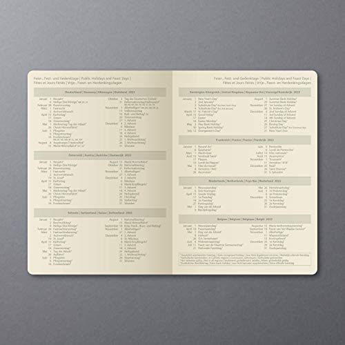 Sigel C2218 Conceptum Weekly Planner 2022-22,5 x 31,5 cm - hardcover - 192 Pages - Black