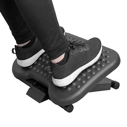Mount-It! Foot Rest Under Desk with Massage Bumps & Foot Pedal Height