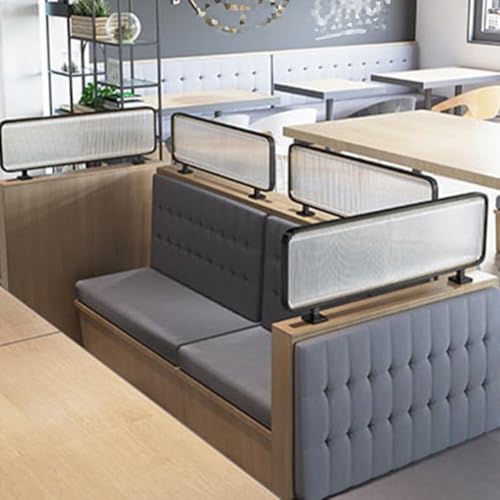 Desk Panel – Iron Room Divider for Enhanced Focus & Privacy – Stylish Partition for Office & Home Workspace Decor – Ideal for Dining Areas & Workstations