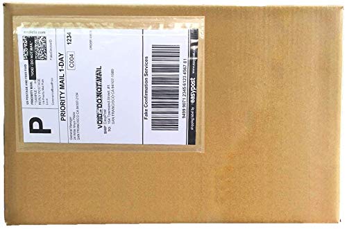 6" x 9" Clear Adhesive Top Loading Packing List Shipping Label Envelopes (500-Pack)