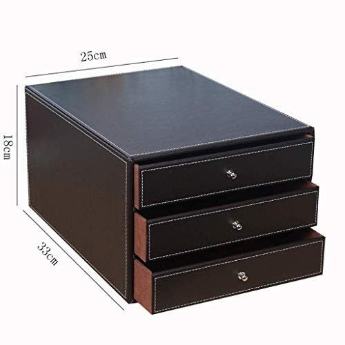 AFPSDLFJDLS Document Organizer - File Sorter Organizer, All-Purpose Document Letter Mail Tray Sorter Adjustable Shelves Home Office, Natural(D)