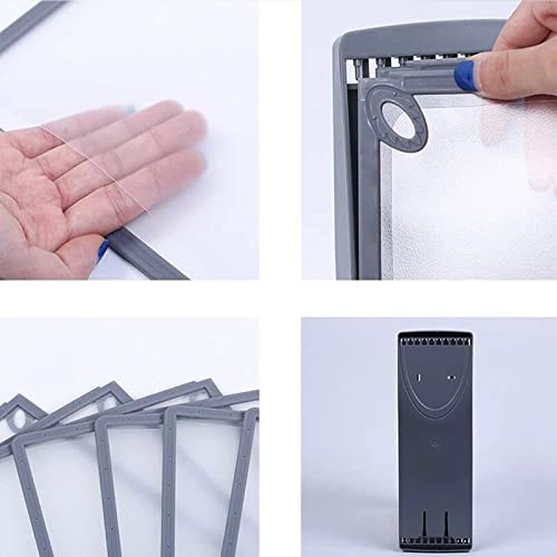 GFSGHZZ Wall Mount Reference and Display System - Wall Mount Catalog Display Rack with 10 Panels Wall Mounted Referen