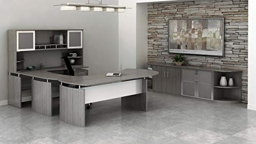 Mayline Desk, Gray Steel Laminate