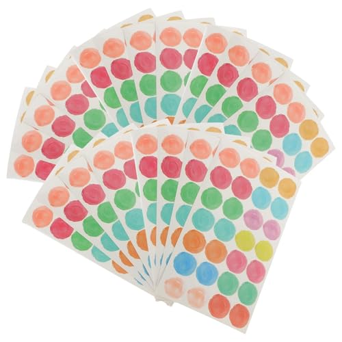 100 Sheets Loose-Leaf Paper Hole Repair Protection Sticker Repair Punch Reinforcement Sticker Label Hole Reinforcement Stickers