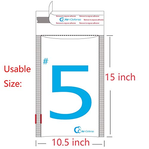 15/100/200/300/400/500/1000 pcs #5 10.5x16 Poly Bubble Padded Envelopes Mailers Shipping Bags AirnDefense (400)