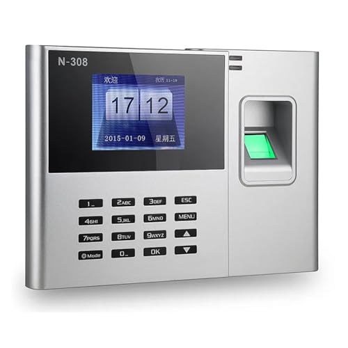 Time Clock N-308 Fingerprint Time Attendance Machine Fingerprint Sign-in Machine Software Automatic Report