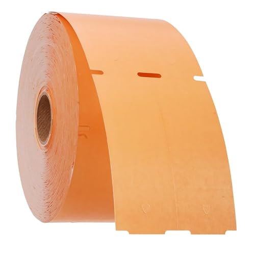 Direct Thermal Consignment Style Tags (Orange, 6 Pack 6000 Labels)