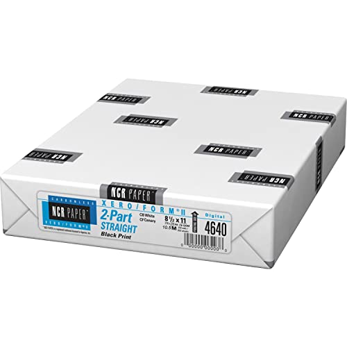 Appvion 4640 Carbonless Paper,2-Part Str,250 Sets/PK,8-1/2-Inch x11-Inch,WE/CY
