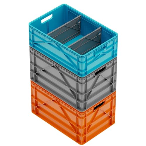 SIDIO Basic Pack, Heavy Duty Stackable Storage Bins, SIDIO Variety Pack