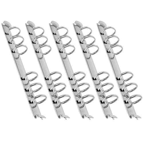 A5 ring binder Ring Binder Mechanism 5 Pieces Stainless Steel Spine Combs Notebook Accessories