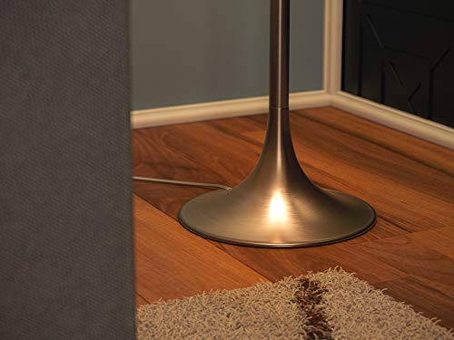 Kenroy Home Stowe Floor Lamp with Antique Brass Finish, Modern Style, 61" Height, 19" Width, 19" Depth