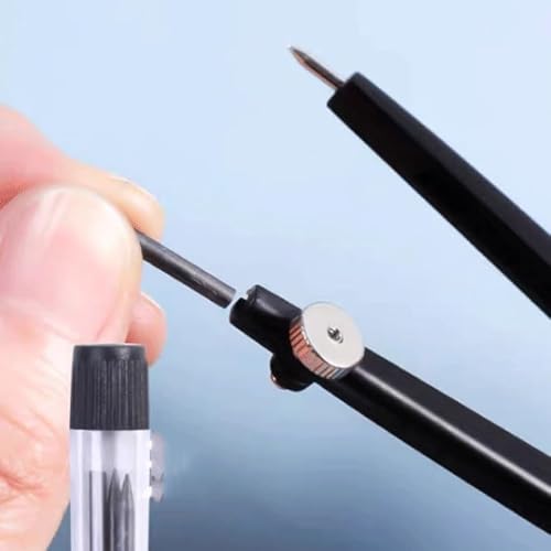 Stationery Alloy Compass Matte Black