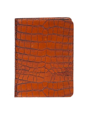 Scully Ostrich Leather Tel/Address Book Organizer Business (Brown)