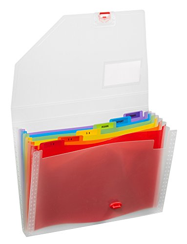 Snopake 15767 Expanding Organiser File - Rainbow
