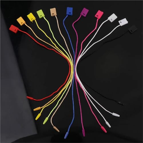 Hang Tag String 1500Pcs Square Clothes Tag Rope Snap Lock Pin Loop Fastener Hook Ties Easy and Fast to Attach(11 Blue,1500Pcs)