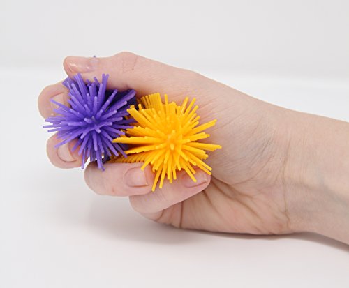 Spike Silicone Fidget Tactile Pencil Topper - Sensory Motor Aid for School, Home, Work - (Multicolor 8 Pack)
