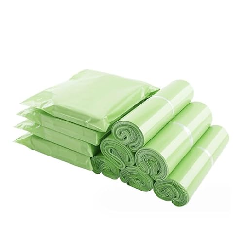 EVANEM 50PCS/100PCS Avocado Green Plastic Mailing Packaging Bag Poly Mailer T-Shirt Skirt Jacket Wedding Box Shipping Express Pouches(35x45cm)