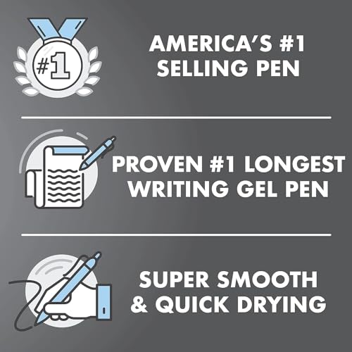 Advantage Gifts G2 Retractable Premium Gel Ink Roller Ball Pens Ultra Fine Point (.38mm) Black Ink 9 pack; Refillable & Premium Comfort Grip