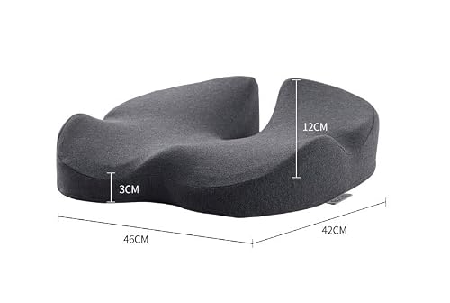 Feiyx Cushion Memory Foam Chair Cushion,Anti-Hemorrhoids Beautiful Buttocks Office mat,Suitable for Car Office Chair - Sciatica & Back Pain Relief