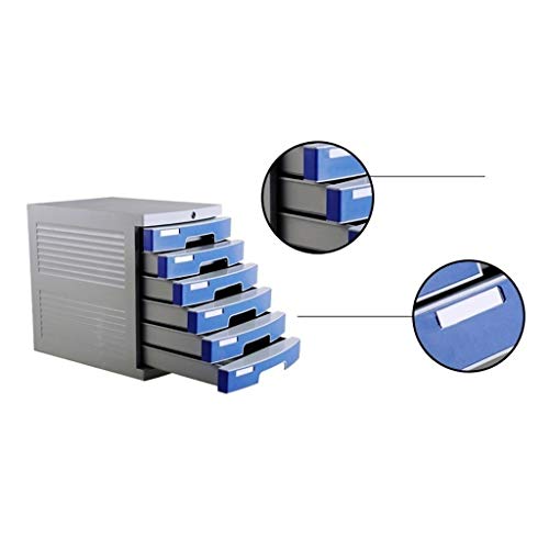 SDVantage Flat File Cabinet, 6-Layer Drawer Storage Organization, with Lock/Blank Label,Suitable for Office Supplies