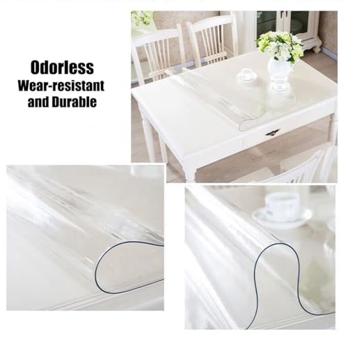 CSXCQM Office Chair Mat 0.04" for Carpeted Floor 36X48 48X59 71X87 PVC Floor Mat Plastic Chair Mat Carpet Protector Non-Slip Waterproof for Carpets Floor Desk Hallway Rectangle (Size : 87x335in)