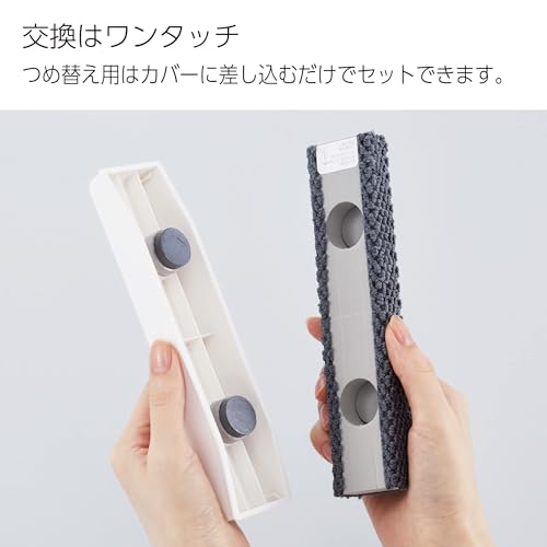 Kokuyo Whiteboard Eraser, Magnetic Dry Erase Eraser MicroFit Refillable Large Size Glass Board White Board Eraser for Office, Home and Classroom (RA-51)