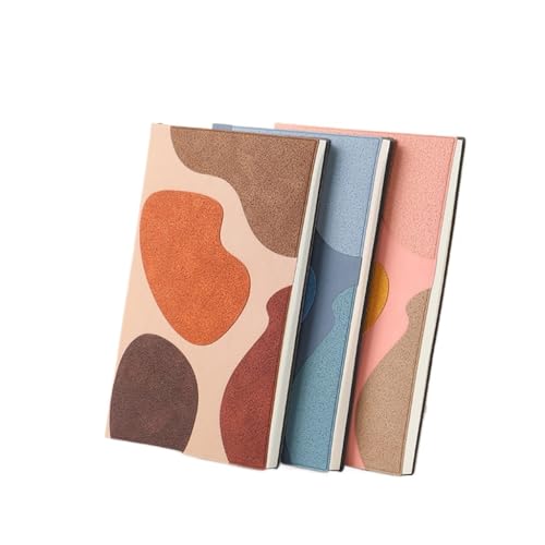 VIDI A5 Soft Leather Colorful Splicing PU Surface Student Hand Ledger
