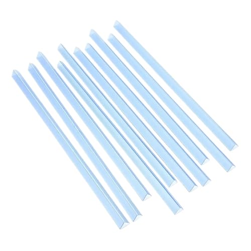 Binding Bars 20Pcs Transparent Plastic Slide Binders Strong ABS Binding Bars for Loose Leaf Paper Report Covers Spine Bar Organizer