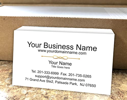Impactonlineprinting Custom Appointment Business Cards, (250pcs to 2,500pcs) - Appointment Card - Front Side, Your Business Card - Backside, Made in the USA